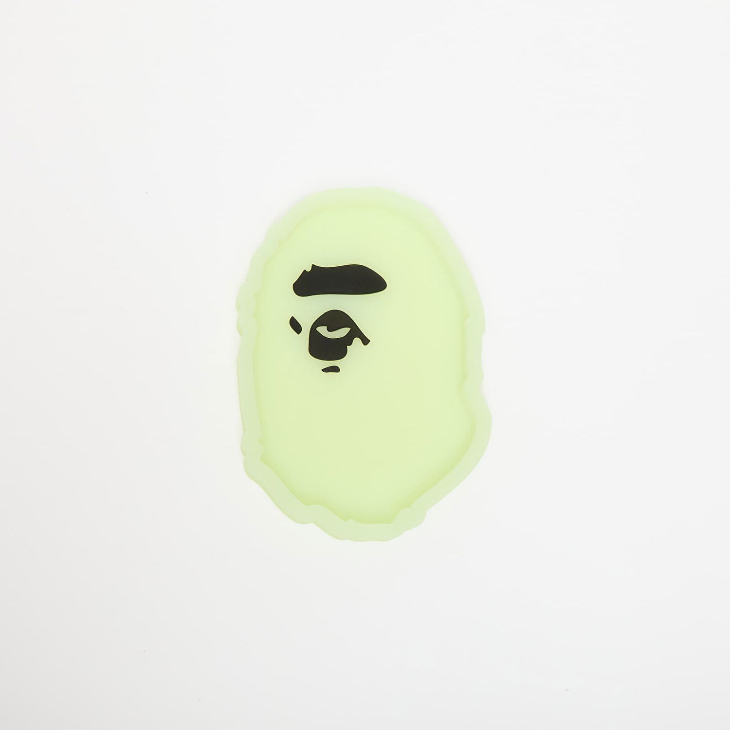 Collectible BAPE A BATHING APE Ape Head Glow-in-the-Dark Tray Grøn | 001GDL301022MGRN, 0
