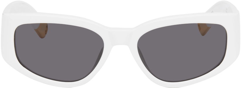 Solbriller Jacquemus 'Les Lunettes Gala' Sunglasses Hvid | JAC5C2SUN