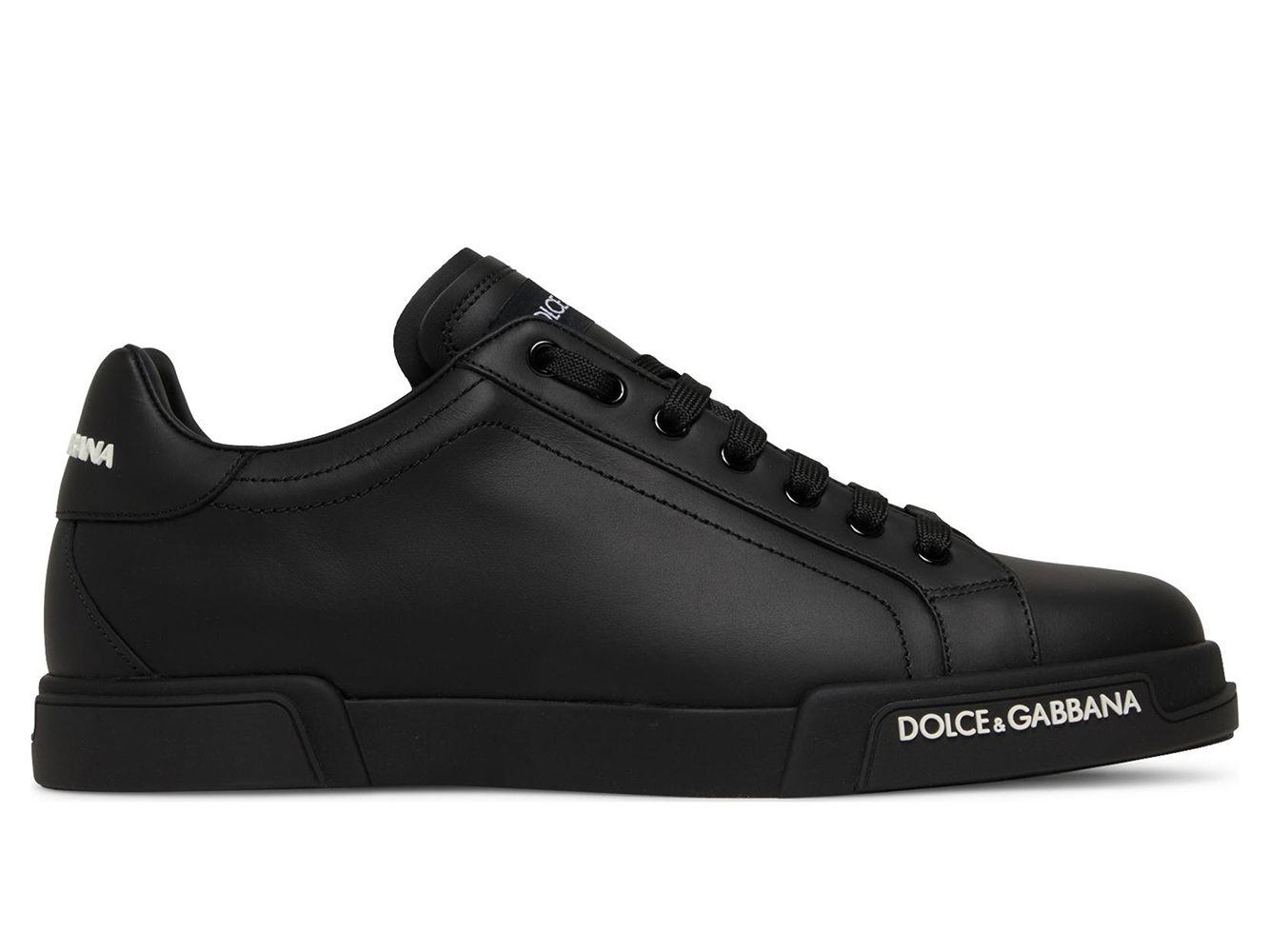 Sneakers og sko Dolce & Gabbana Portofino Classic Black White Sort | CS1774 AA335 8B956, 0