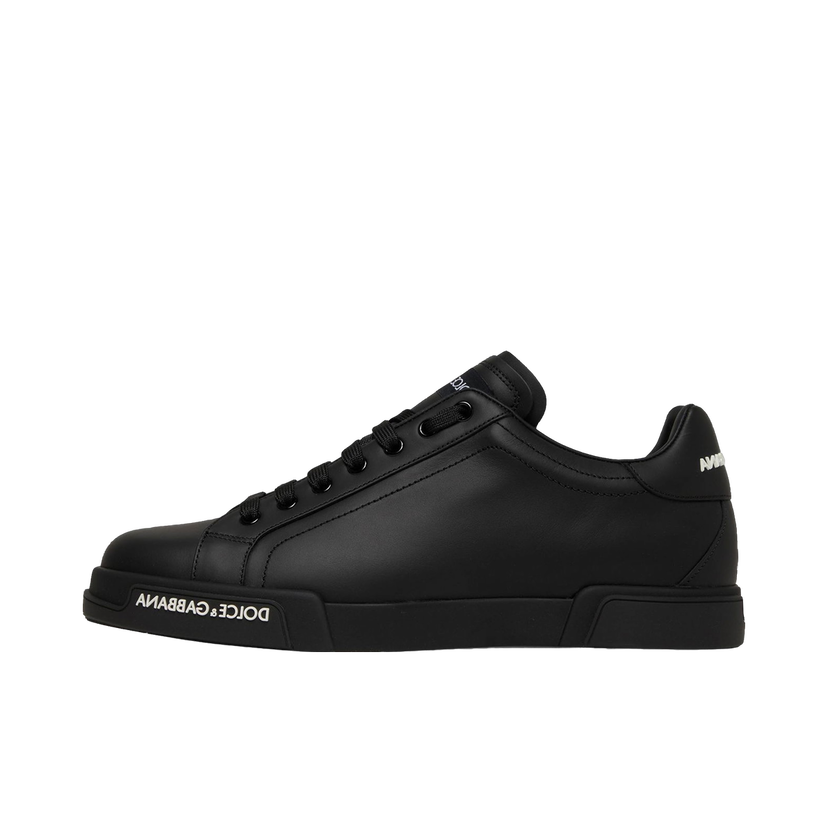 Sneakers og sko Dolce & Gabbana Portofino Classic Black White Sort | CS1774 AA335 8B956