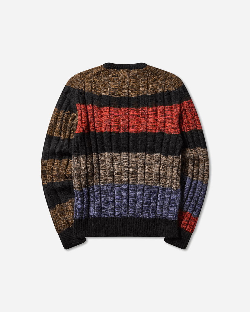 Sweater Aries Mohair Cable Stripe Sweater Flerfarvet | AR2004304 Multi