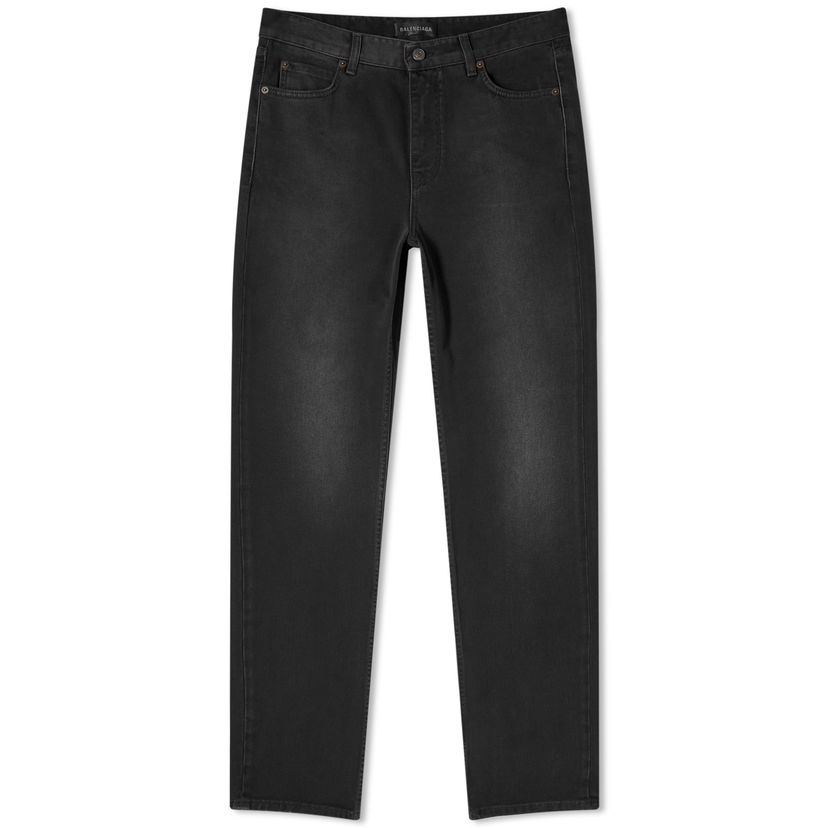 Jeans Balenciaga Runway Slim Jeans Sort | 767973-TNW11-1672