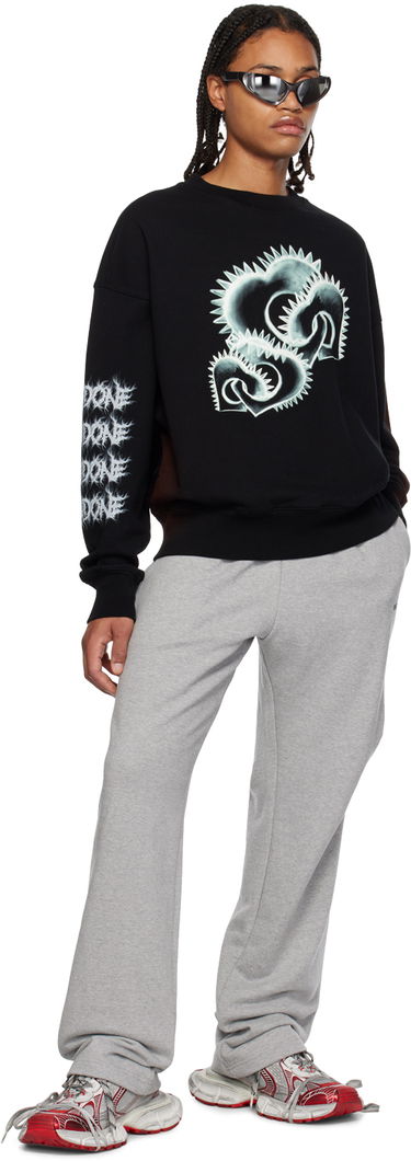 Sweatshirt We11done We11done Crewneck Sweatshirt Sort | WD-TS3-23-710-U-BK, 3