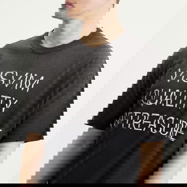 T-shirt visvim Jumbo Distressed 'Quality We Treasure' Print T-Shirt Sort | 0125205010016-BLK, 5