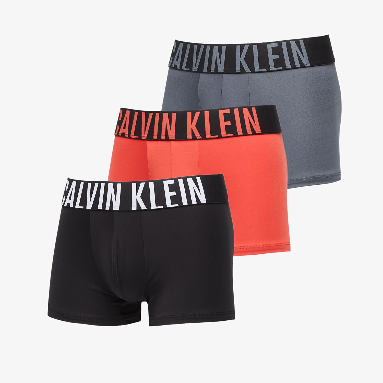 Boksere CALVIN KLEIN Trunk 3-Pack Flerfarvet | 000NB3775A 2QQ, 0