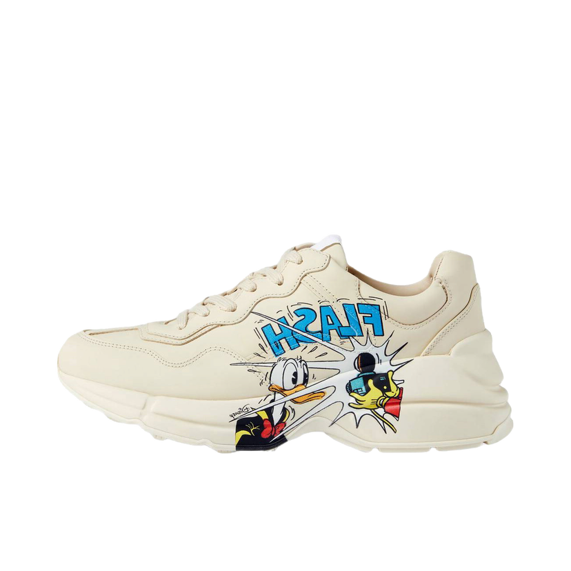 Sneakers og sko Gucci Rhyton x Disney Donald Duck (W) Beige | 646506 DRW00 9522