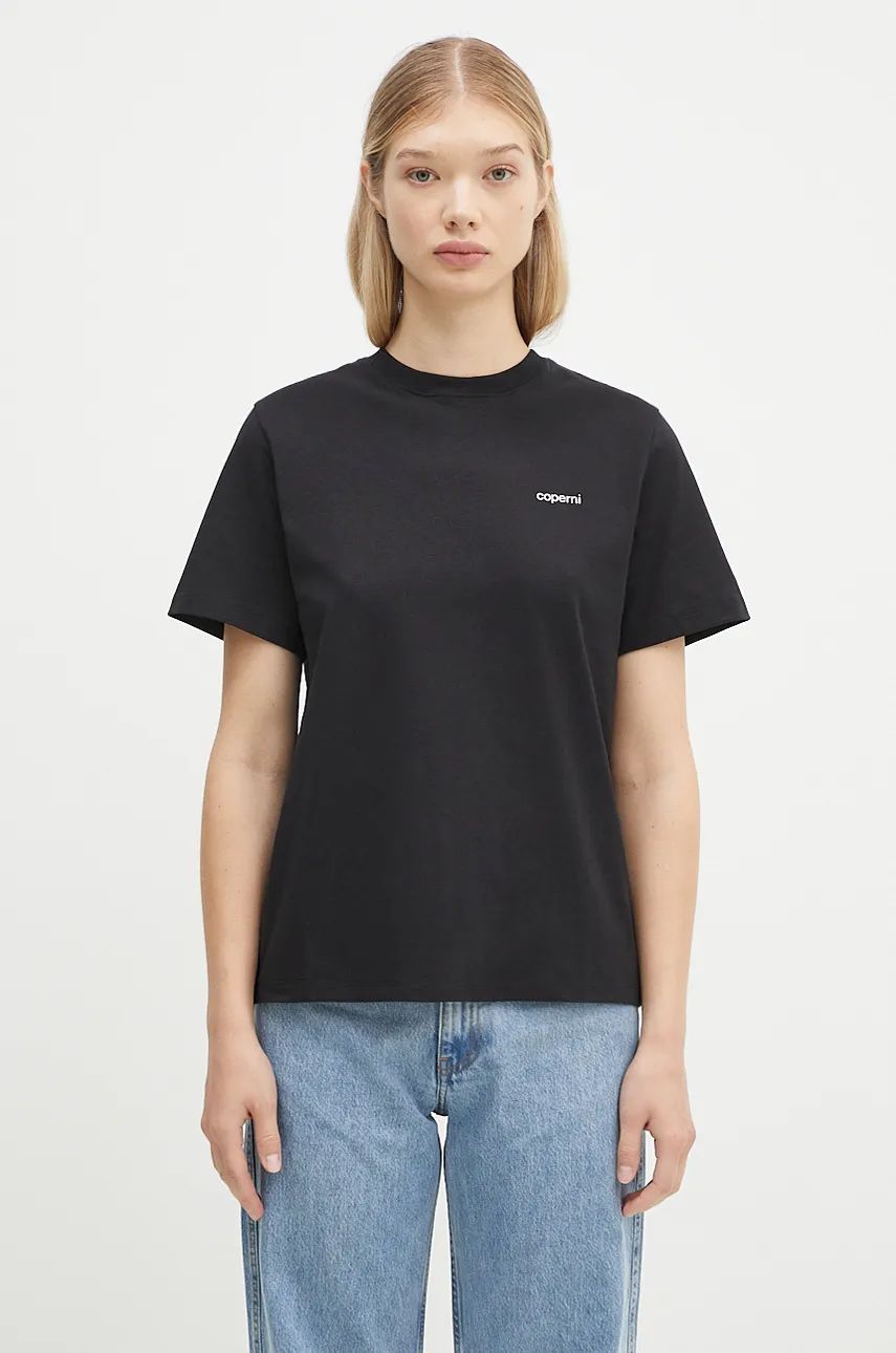 T-shirt Coperni Boxy Logo T-Shirt Sort | COPJS03504, 0