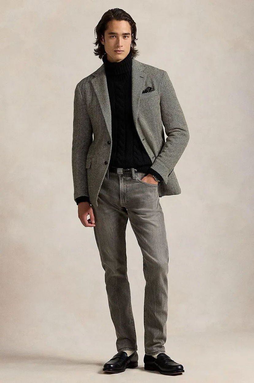 Jakke Polo by Ralph Lauren Slim Fit Grey Jeans Grå | 710956086