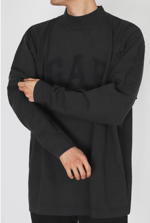 T-shirt GAP Yeezy Gap Engineered by Balenciaga Long Sleeve T-Shirt Sort | 471305-02