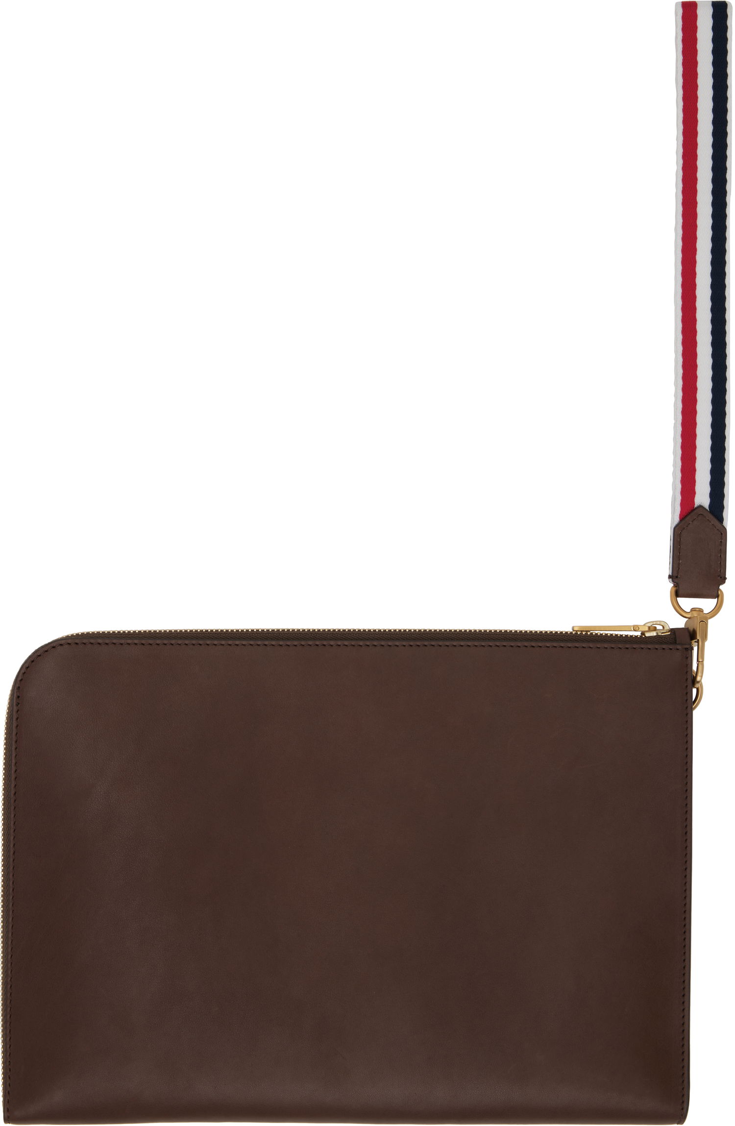 Tegnebog Thom Browne Thom Browne Soft Calfskin Medium Gusset Document Holder Brun | MAC083A-L0117, 1