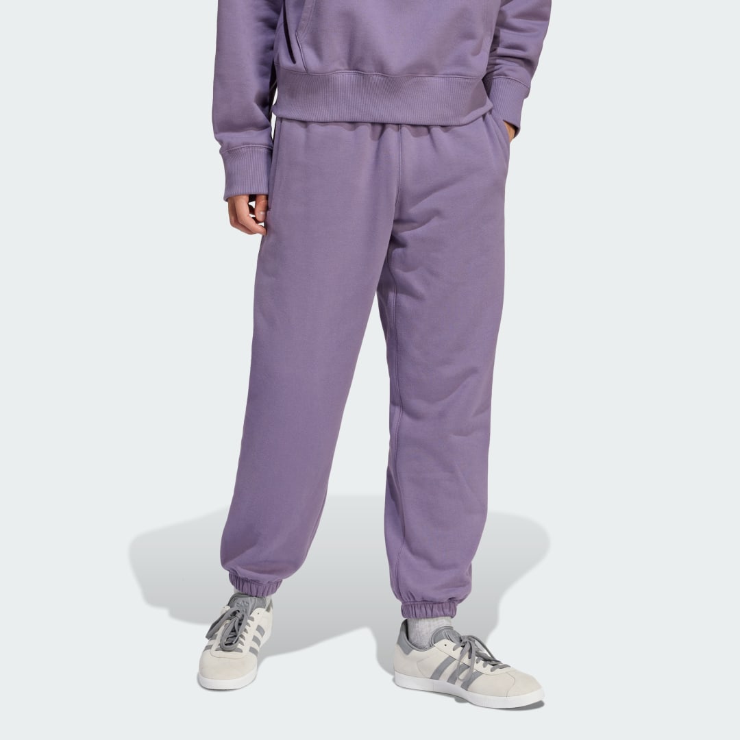 Joggingbukser adidas Originals Adicolor Contempo French Terry Sweatpants Lilla | IR7890, 1