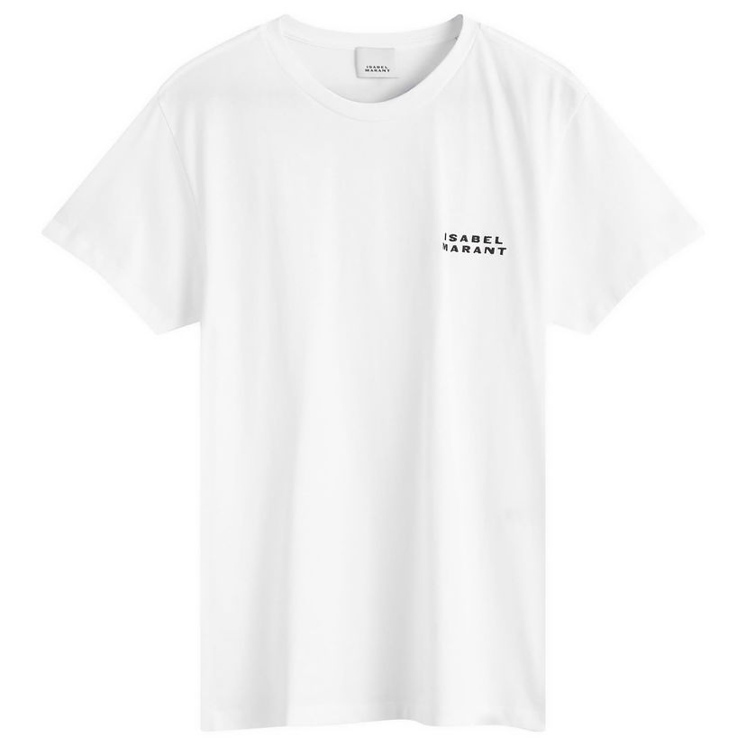 T-shirt ISABEL MARANT Vidal Logo T-Shirt Hvid | TS0103FA-A2N44I
