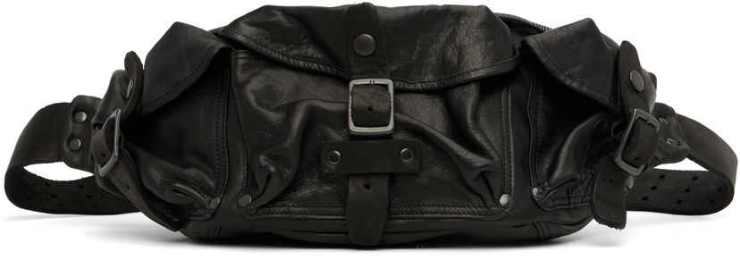 Taljetaske Yohji Yamamoto Shoulder 3Pin Body Belt Bag Sort | HL-I06-777