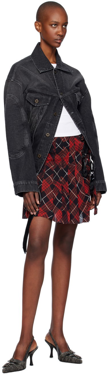 Jakke Jean Paul Gaultier Gaultier Lacing Denim Jacket Sort | 24/31-F-VE070LP-D016-06, 3