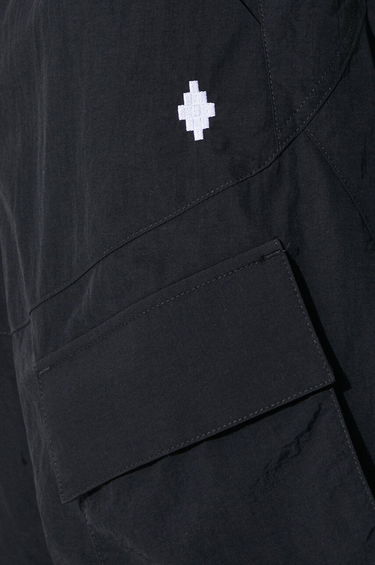 Shorts Marcelo Burlon Marcelo Burlon Cross Nylon Cargo Shorts Sort | CMCS001S24FAB0011001, 5