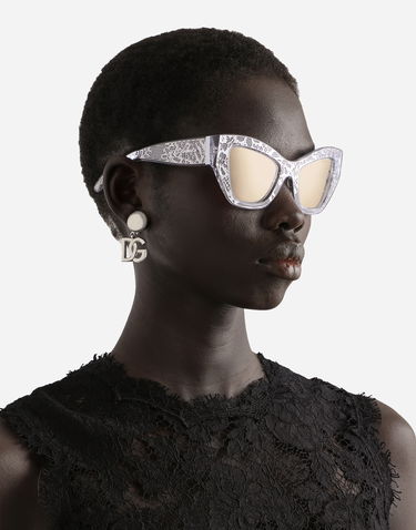 Solbriller Dolce & Gabbana Dolce & Gabbana DG Lace Sunglasses Grå | VG4494VP3AP9V000, 1