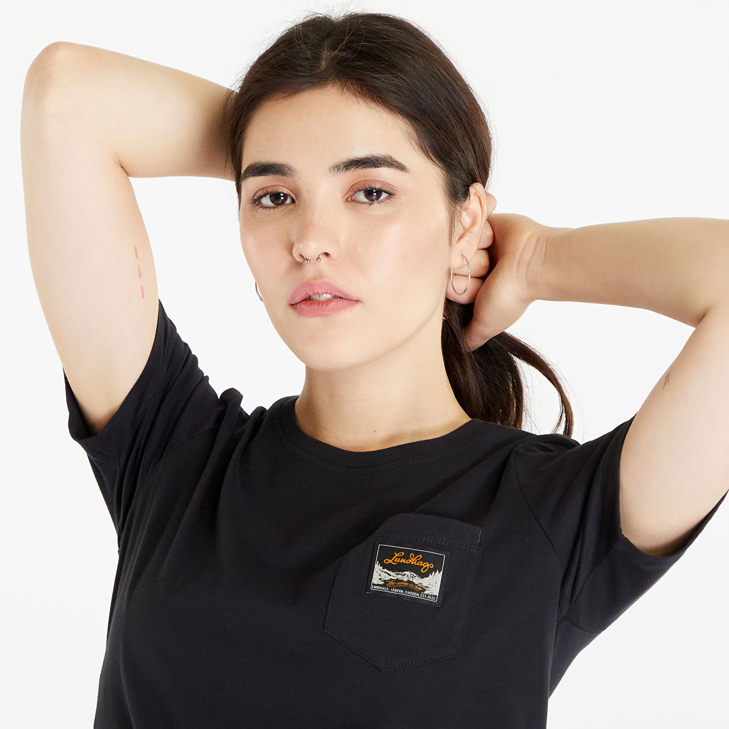 T-shirt Lundhags Lundhags Knak T-Shirt Sort | 1129099-900, 1