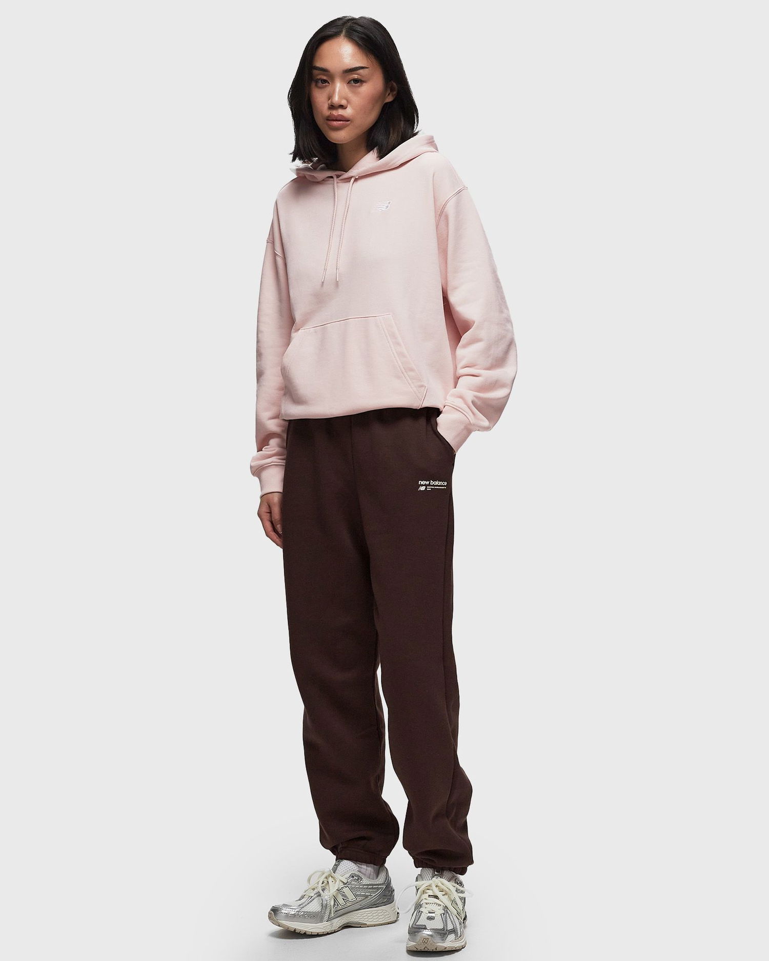 Joggingbukser New Balance Sweatpants Brun | WP33513KCF, 1