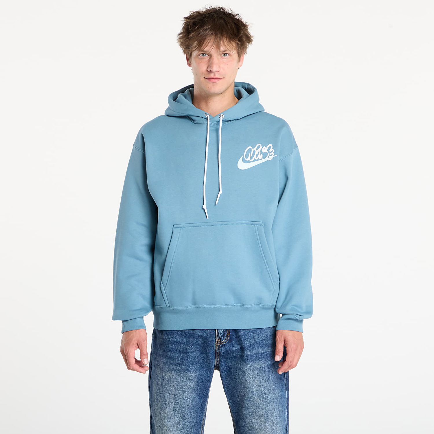 Sweatshirt Nike Solo Swoosh Fleece Hoodie Blå | IH4293-006, 0
