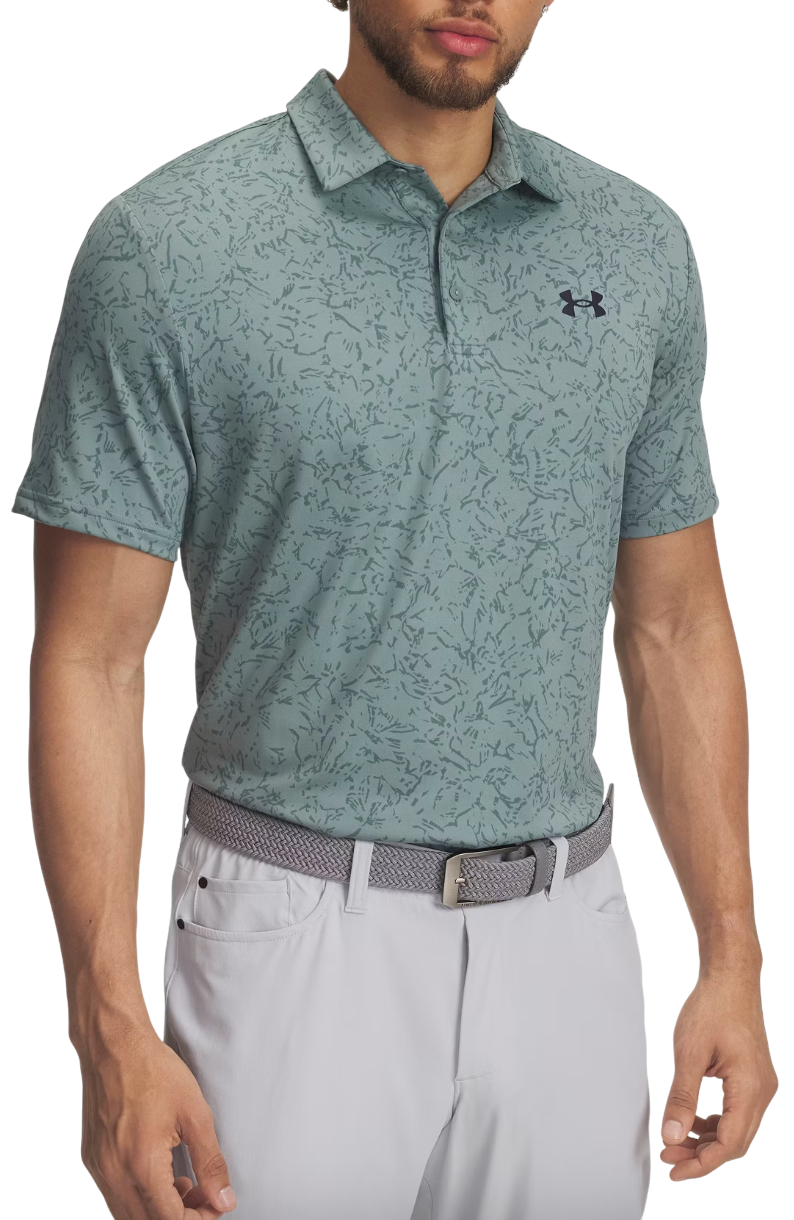 Polo skjorte Under Armour Playoff 3.0 Printed Polo Turkis | 1378677-323, 0