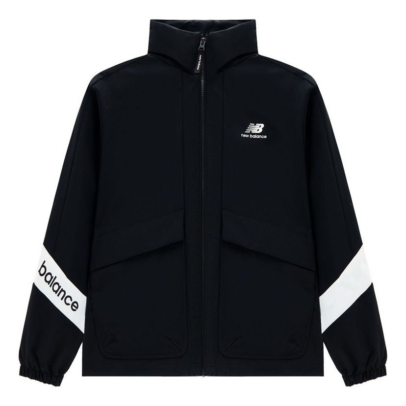 Vindjakke New Balance Lifestyle Men's Woven Jacket Sort | 5AD12103-BK