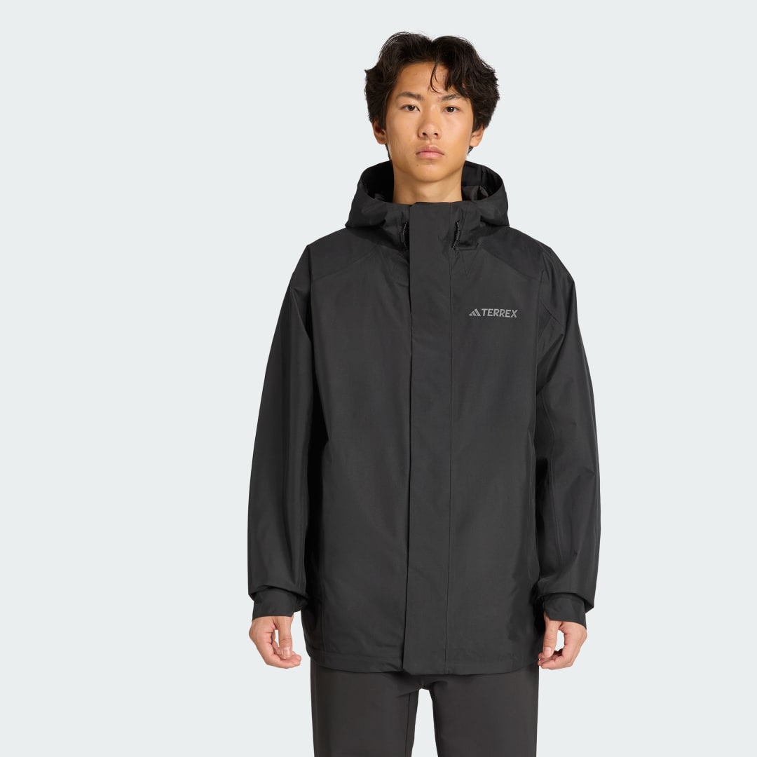 Jakke adidas Performance Multi Climaproof Rain Jacket Sort | JV6151, 0