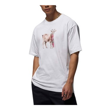 T-shirt Jordan Jordan Goat T-Shirt Hvid | IF0786-100, 0