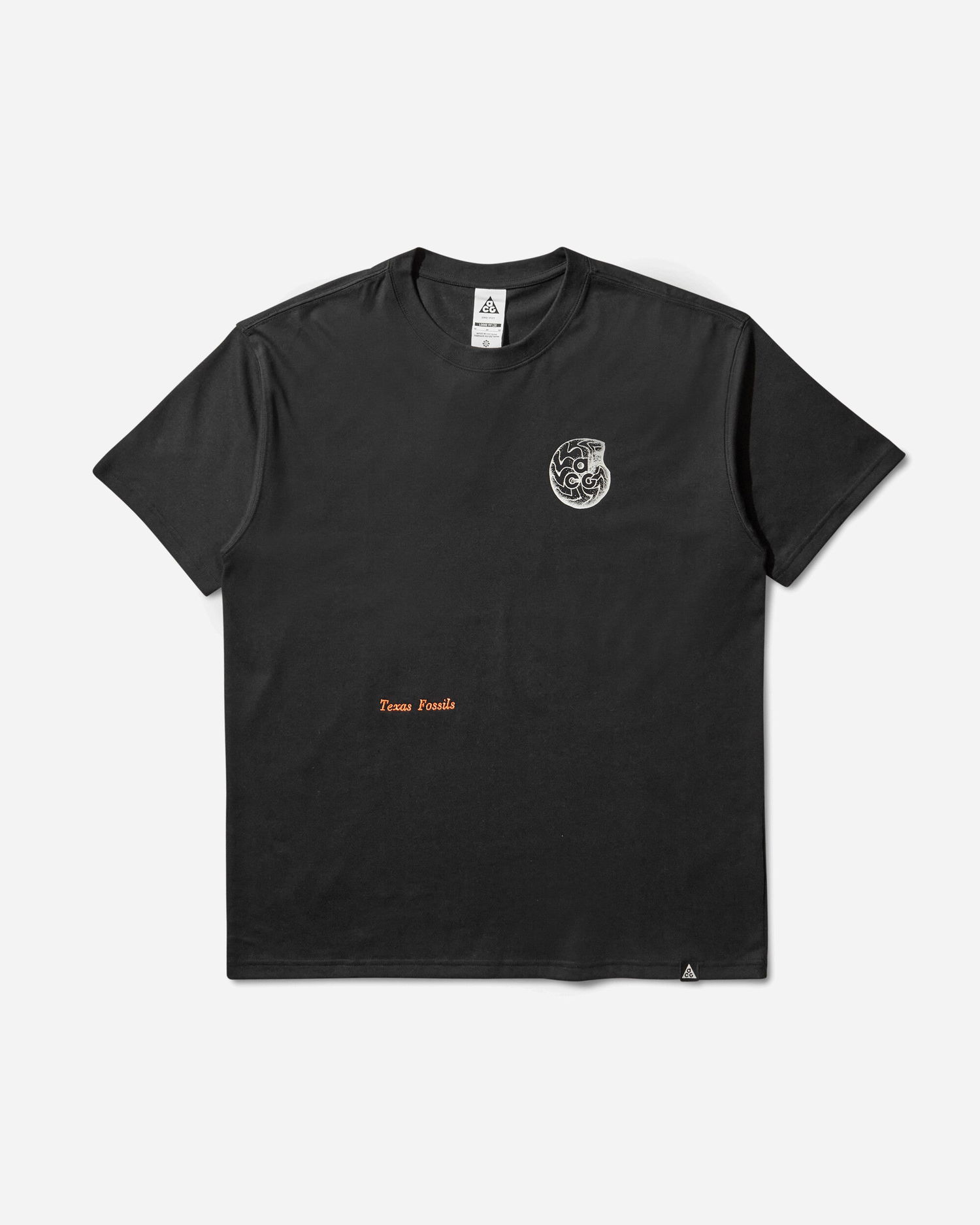 T-shirt Nike ACG Fossils T-Shirt Sort | HV1296-010, 1