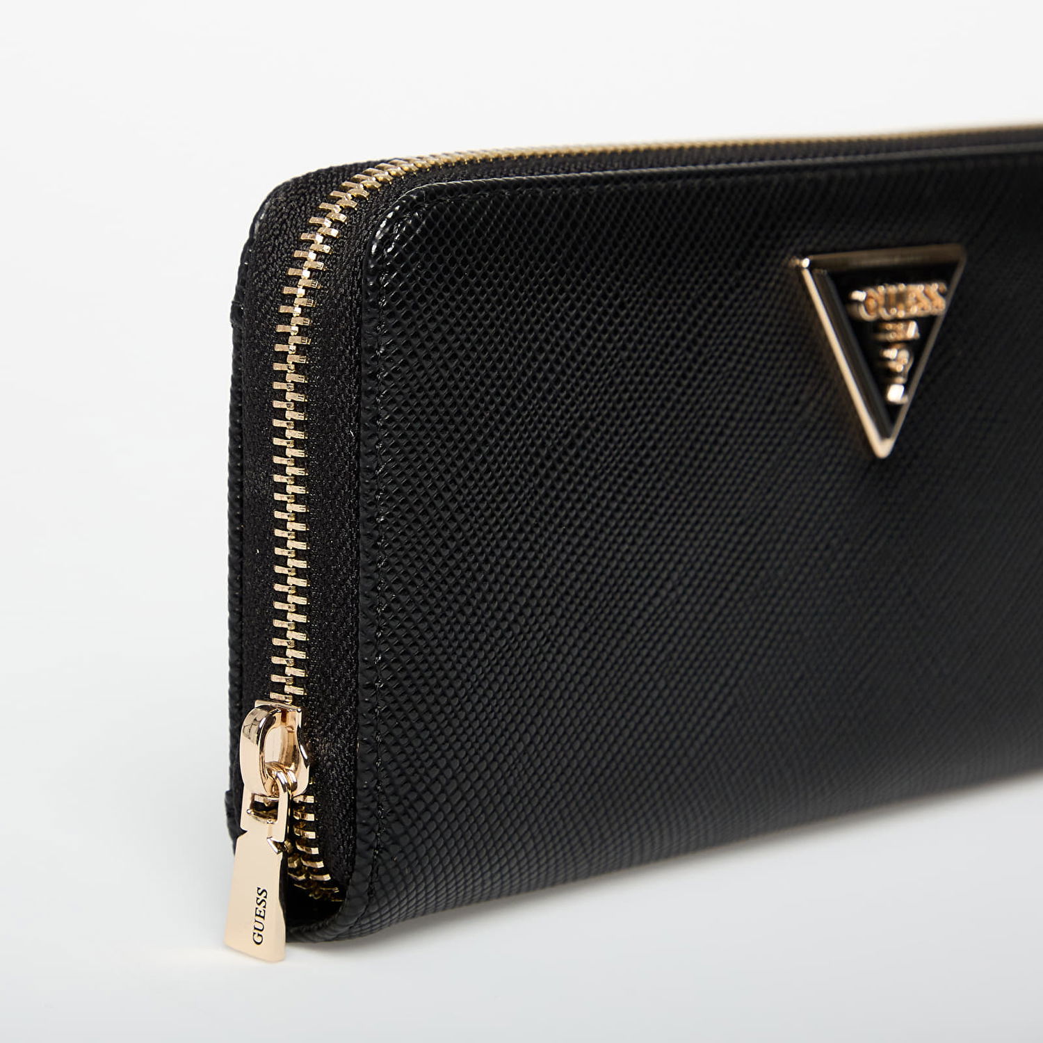 Tegnebog GUESS Laurel Ii Slg Large Zip Around Wallet Sort | SWZG7459146-BLA, 1