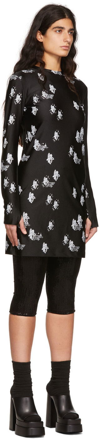 Kjole We11done We11done Artwork Mini Dress Sort | WD-TO1-22-720-W-BK, 1