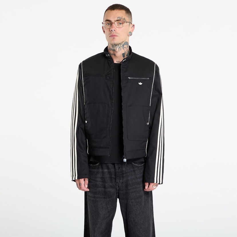 Jakke adidas Originals Premium Waxed Jacket Sort | JV7620
