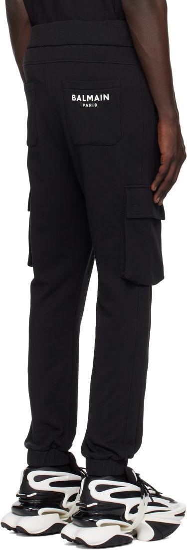 Joggingbukser Balmain Print Cargo Pants Sort | DH1OB295BC64, 2