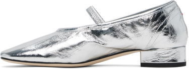 Tøj Aeyde Aeyde Pippa Leather Ballerina Flats Metalisk | A11-FL-GLVR25RO126-SS25-920-068, 2