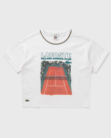 T-shirt Lacoste Lacoste Roland Garros Club Graphic T-Shirt Hvid | TF8790-70V, 0