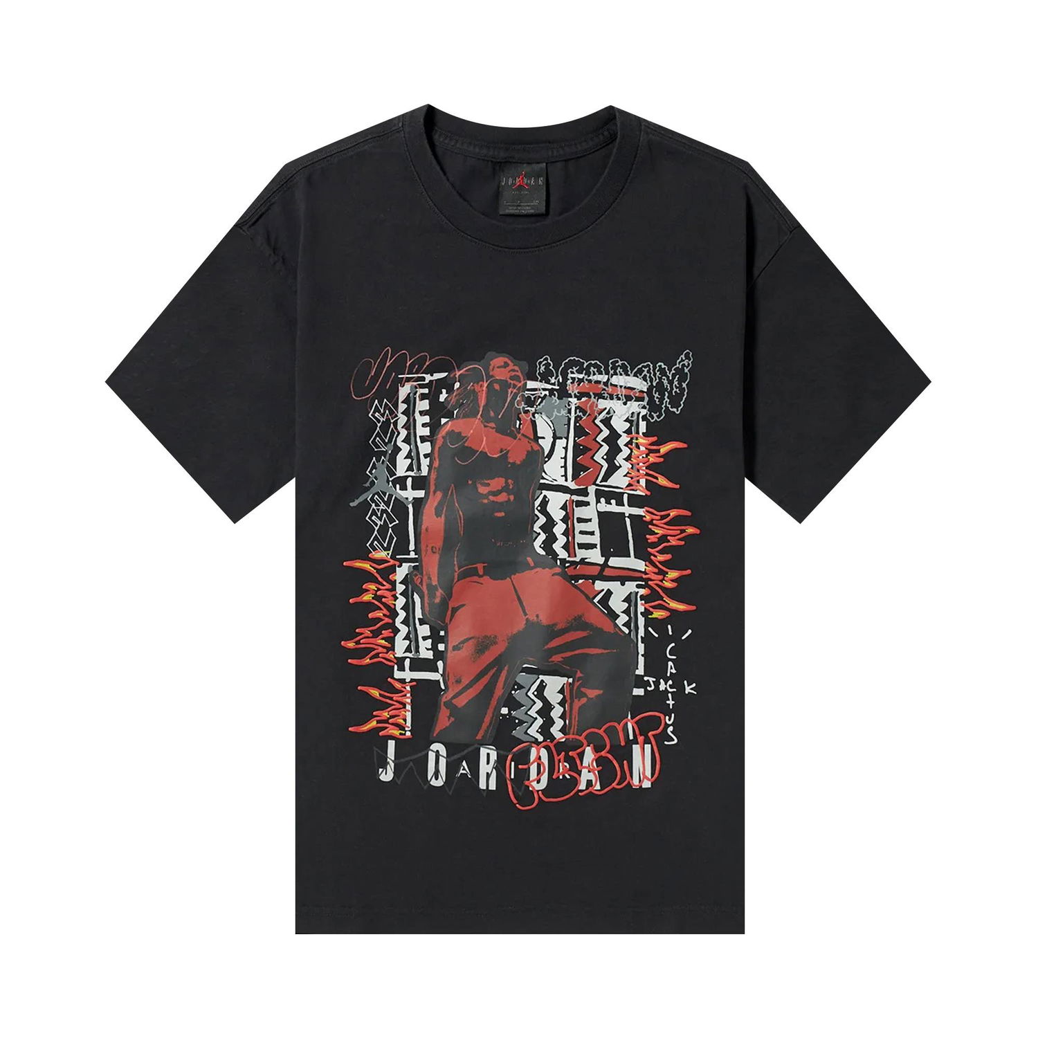 T-shirt Cactus Jack by Travis Scott Air Jordan x T-Shirt Sort | CK4030 010, 1