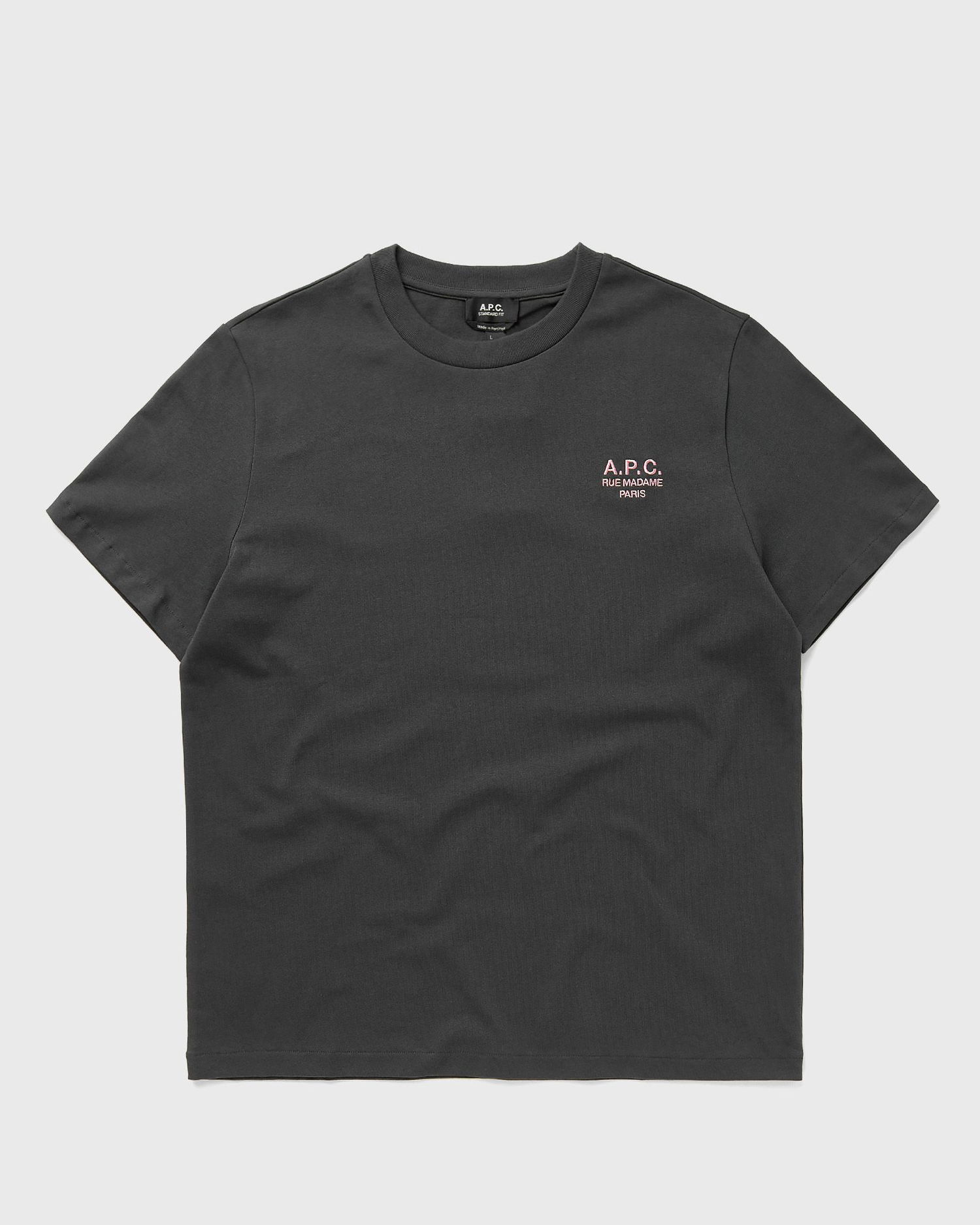 T-shirt A.P.C. A.P.C. Standard Rue Madame GOTS Tee Sort | COHBU-M26388-LLF, 0