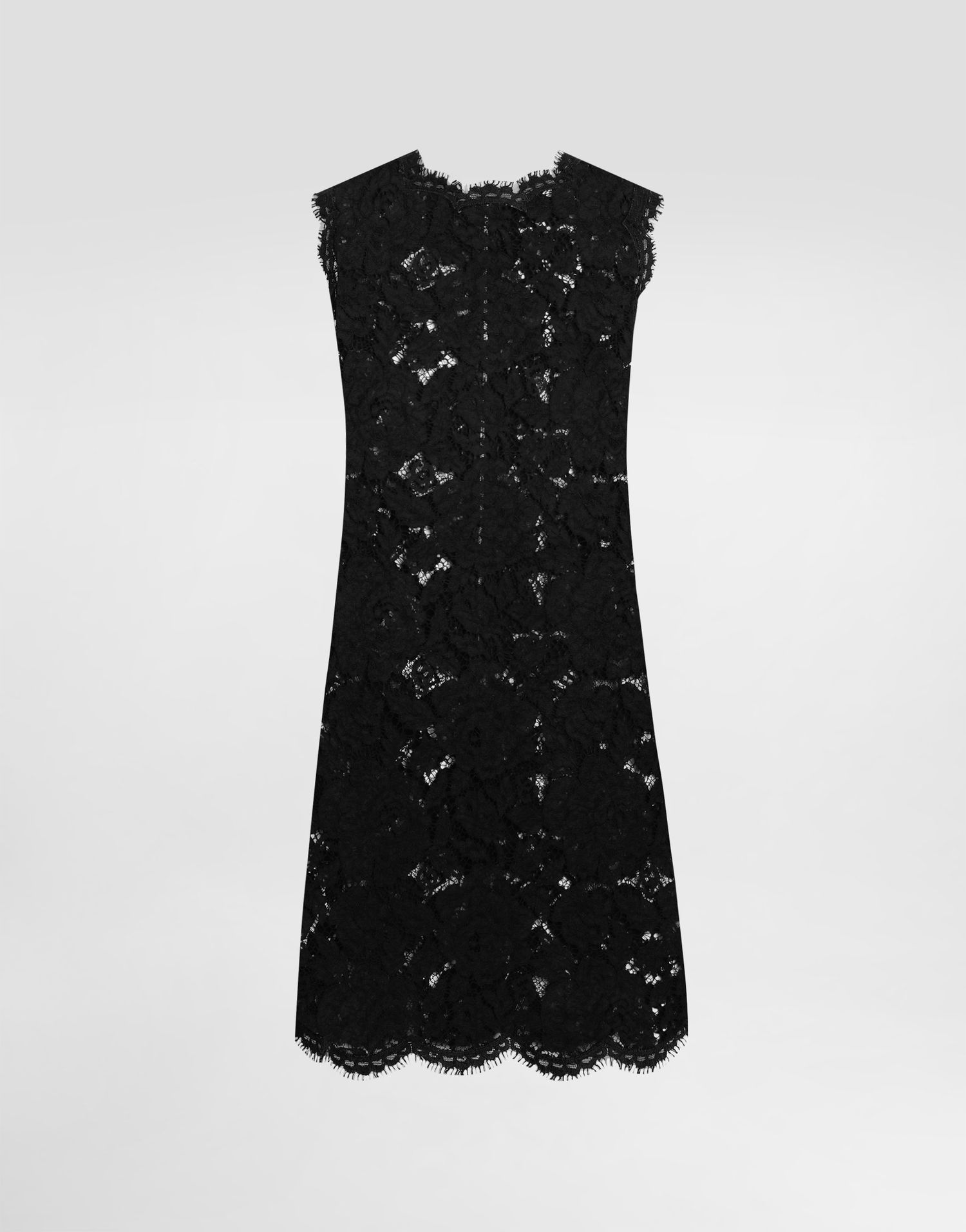 Kjole Dolce & Gabbana Dolce & Gabbana A-Line Lace Dress Sort | F6ATYTHLM7LN0000, 0