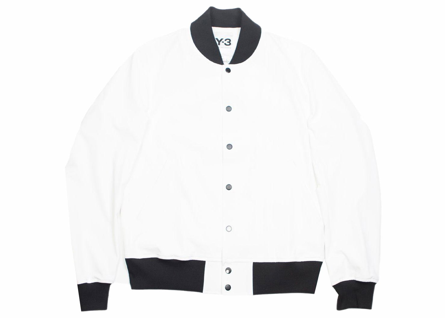 Bomberjakke Y-3 PU Bomber Jacket Hvid | CY6919, 0