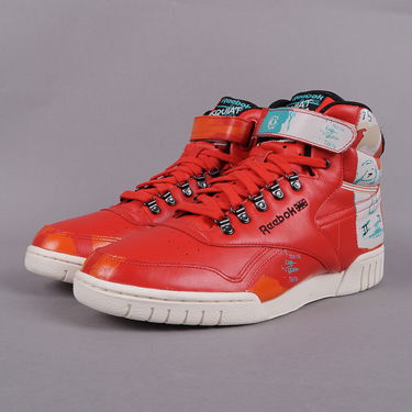 Sneakers og sko Reebok Exofit Plus Hi Basquiat Rød | v48183, 0