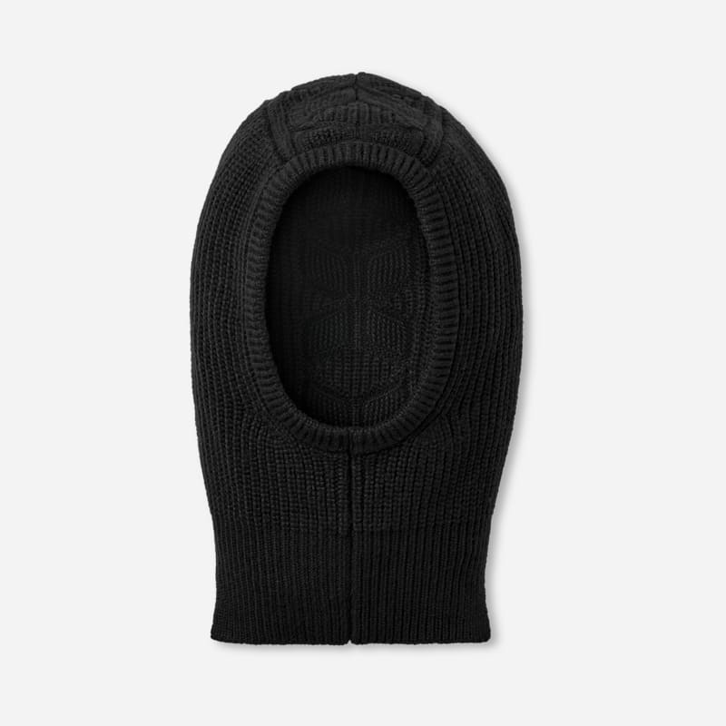 Beanie UGG UGG Cable Knit Balaclava Sort | 102740-BLK, 0