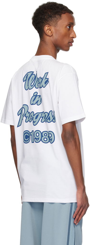 T-shirt Carhartt WIP Spill Logo Print T-Shirt Hvid | I033950, 2