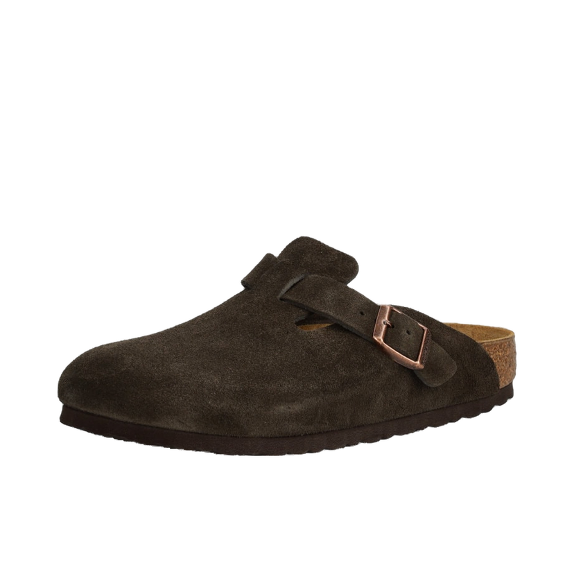Sneakers og sko Birkenstock Birkenstock Boston Suede Clogs Brun | 1027460