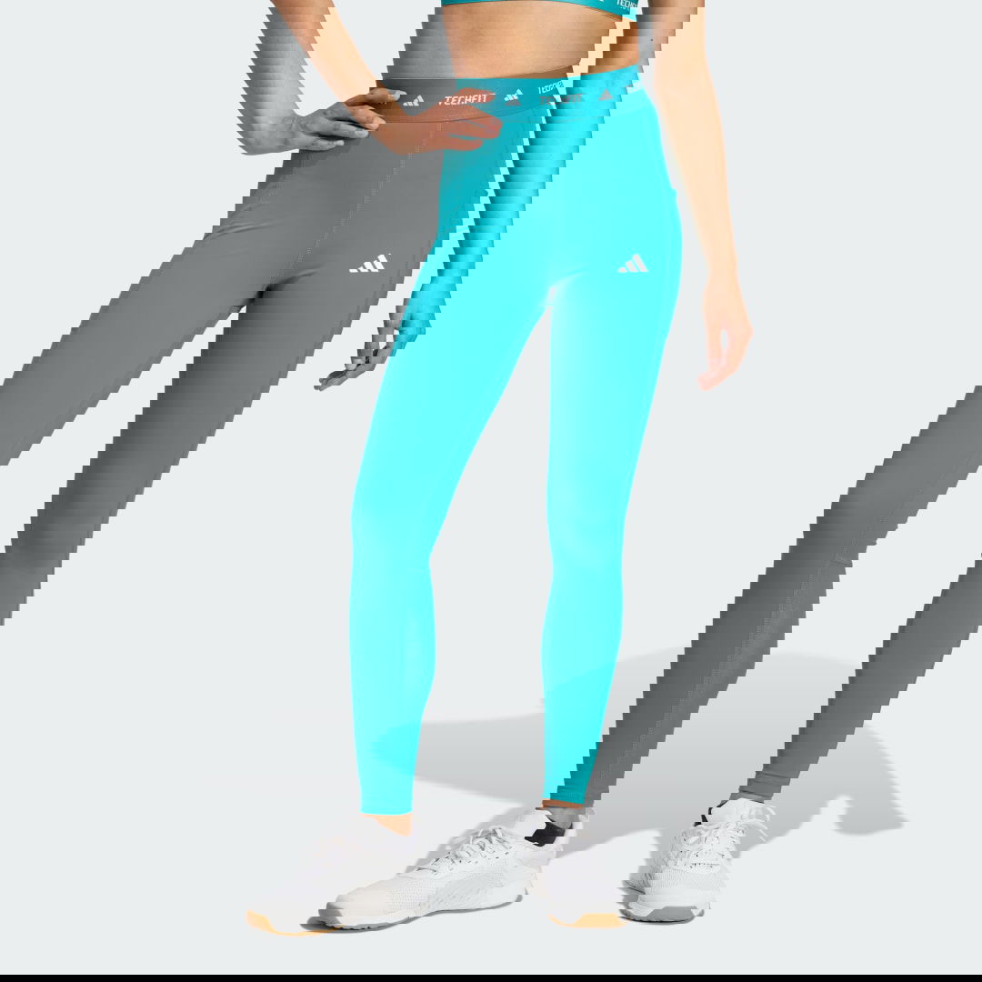 Leggings adidas Performance Techfit Stash Pocket Full-Length Tights Turkis | JW7555, 0