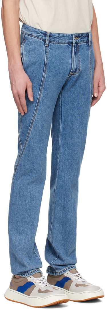 Jeans ADER ERROR Curved Seam Jeans Blå | BN01SSJE0108BL, 4
