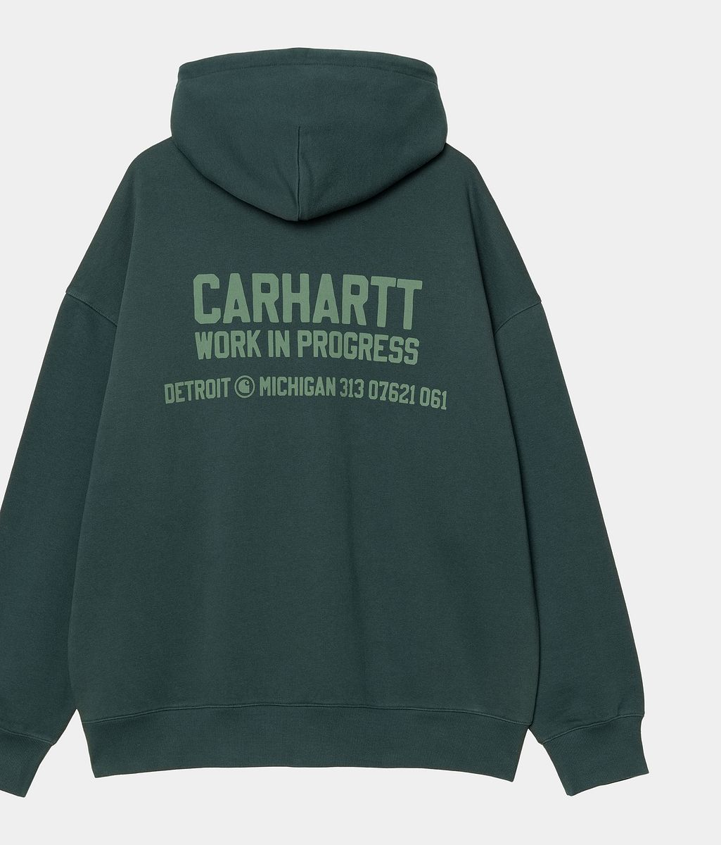 Sweatshirt Carhartt WIP Carhartt WIP Hooded Distance Sweatshirt Grøn | I035639_9, 1