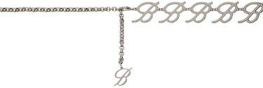 Armbånd Blumarine Silver Logo Chain Belt Metalisk | P422W263A, 1