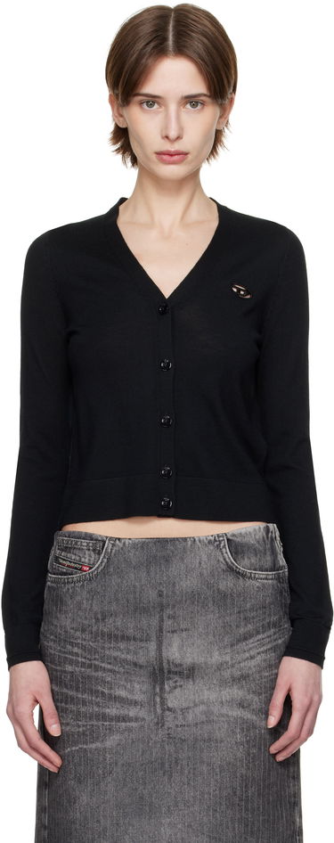 Sweater Diesel M-Alima Cropped Cardigan Sort | A17499 0DCCH, 0