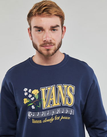 Sweater Vans Noted Crewneck Mørkeblå | VN0008H1LKZ, 4
