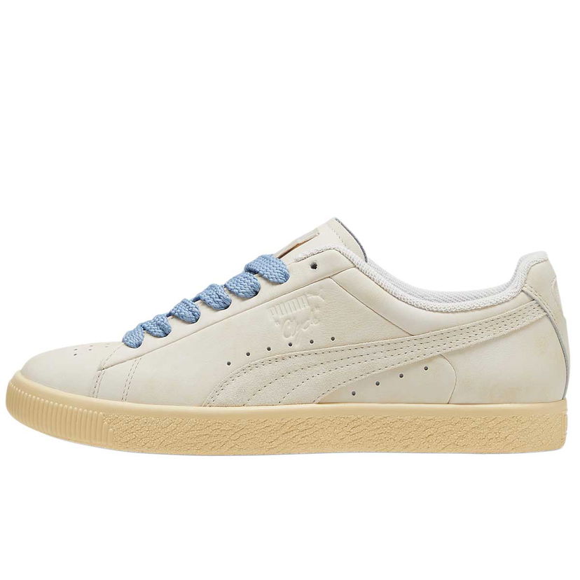 Sneakers og sko Puma Clyde Basketball Nostalgia, white Beige | 395374_01