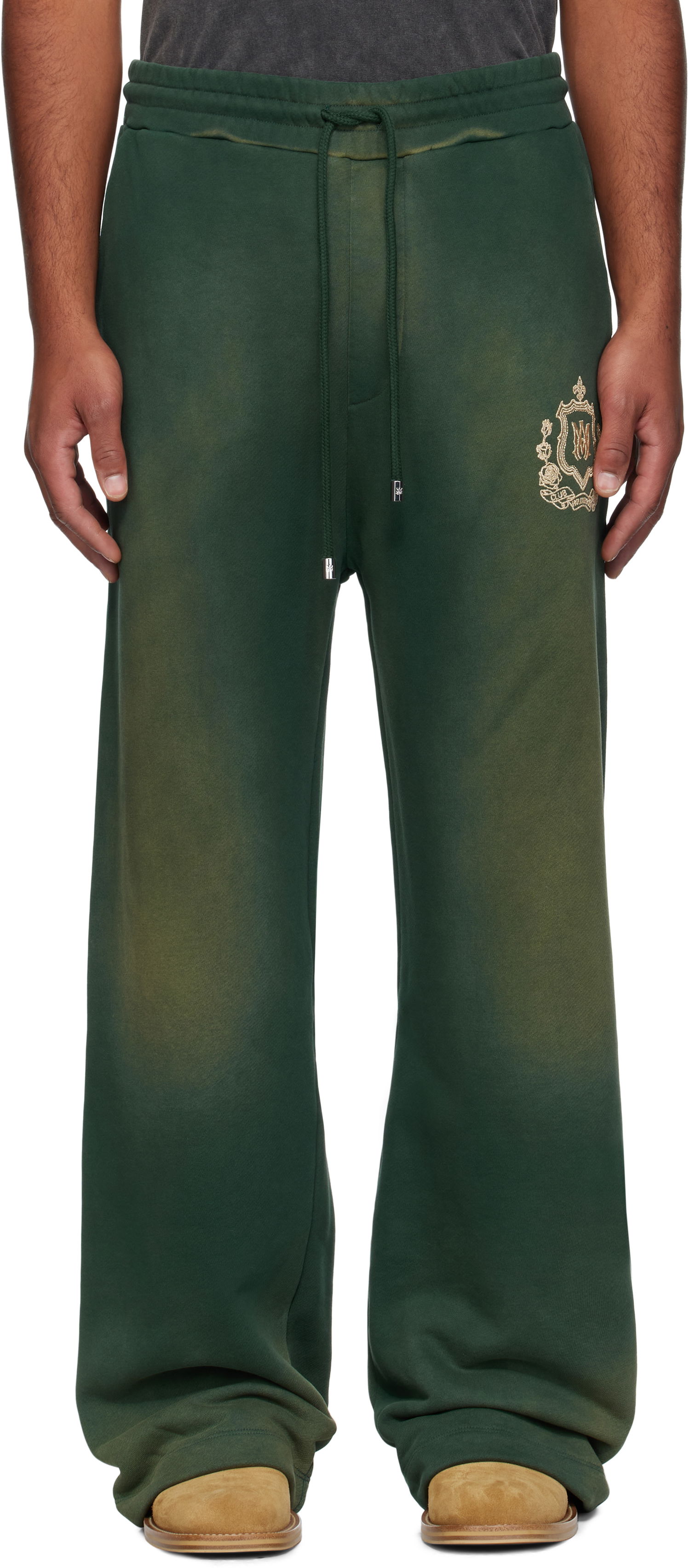 Joggingbukser AMIRI AMIRI 'MA' Crest Sweatpants Grøn | AMJYSP1047, 0